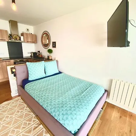 - L'iroizh - - Vue Panoramique - Standing Des Sables Blancs - Parking - Draps & Serviettes Inclus - Near Thalassotherapy - Wifi -