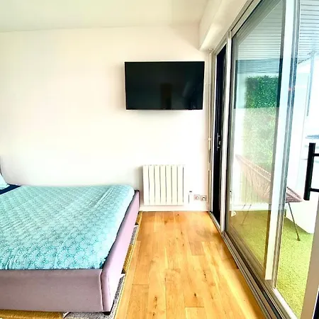 - L'iroizh - - Vue Panoramique - Standing Des Sables Blancs - Parking - Draps & Serviettes Inclus - Near Thalassotherapy - Wifi - كونكارنو